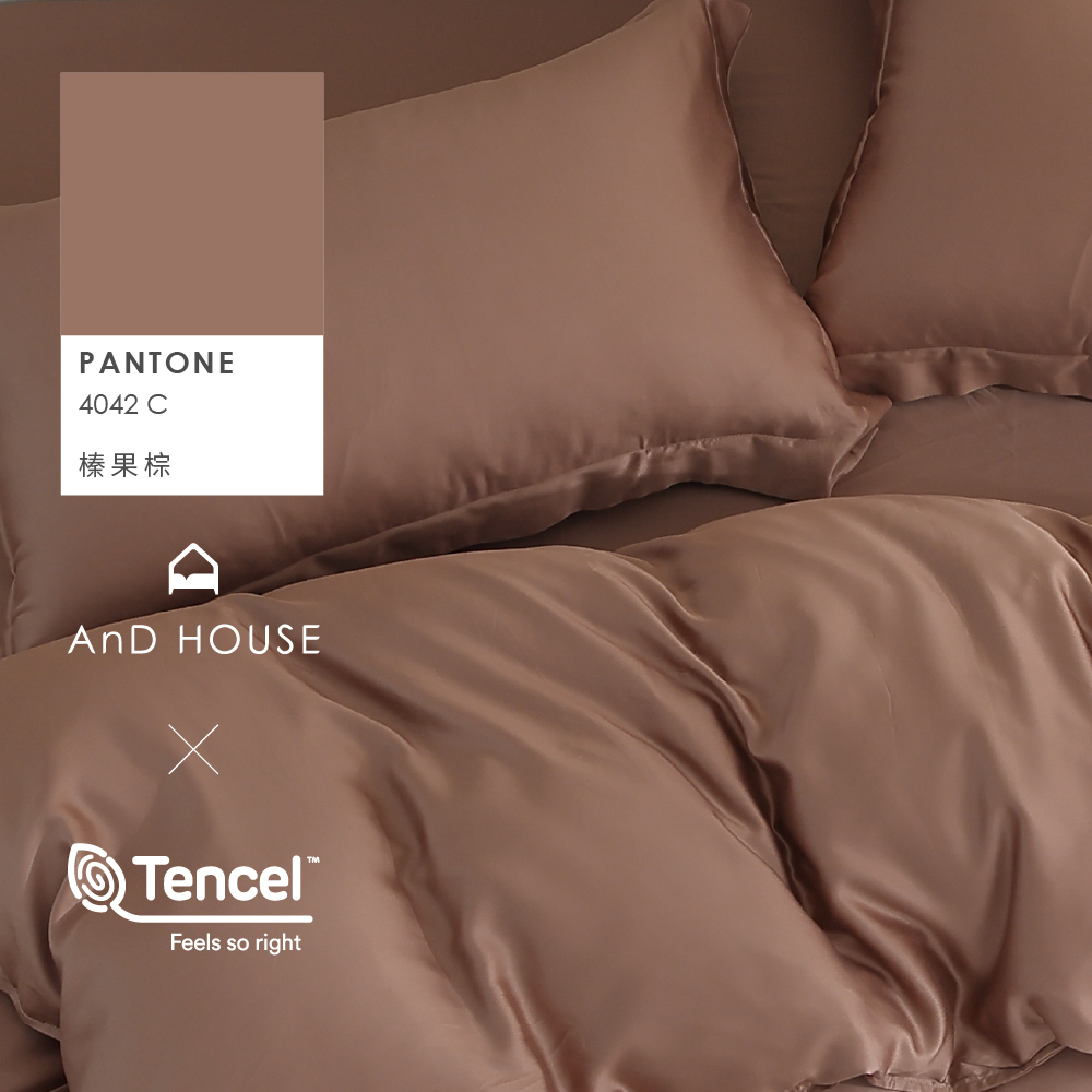 60支天絲｜100%萊賽爾｜榛果棕｜單品&床包被套組