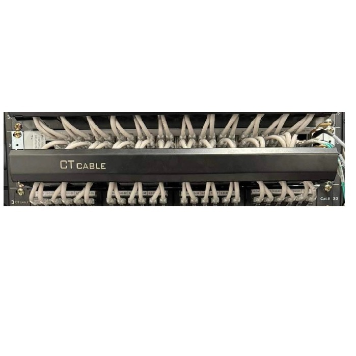 CA623 CT Cable Management, Black Color, 1U