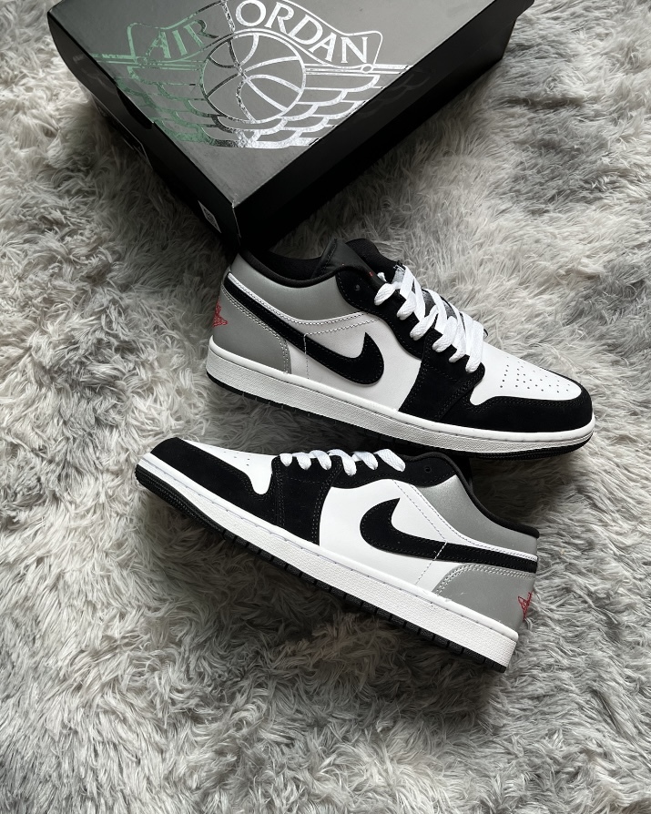 Air Jordan 1 Low Black Matte Silver 幻影灰 男 HF3148-106