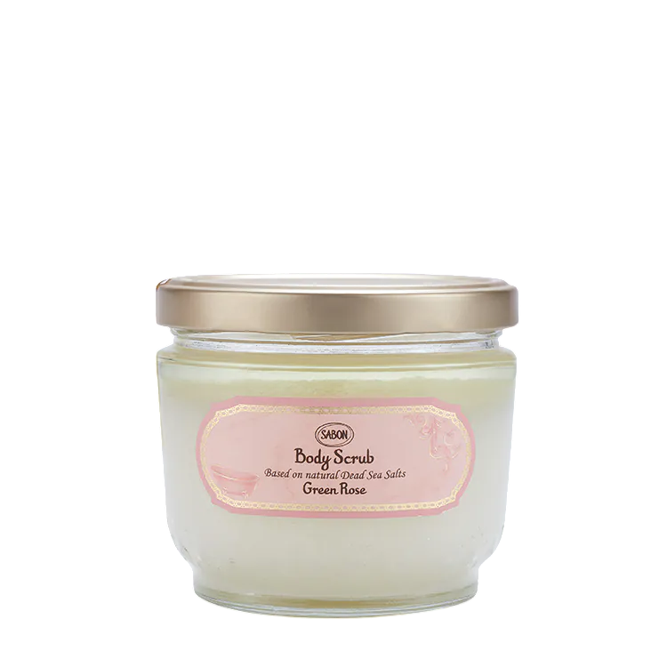 全新升級 以色列綠玫瑰磨砂膏 (附贈木勺) - SABON