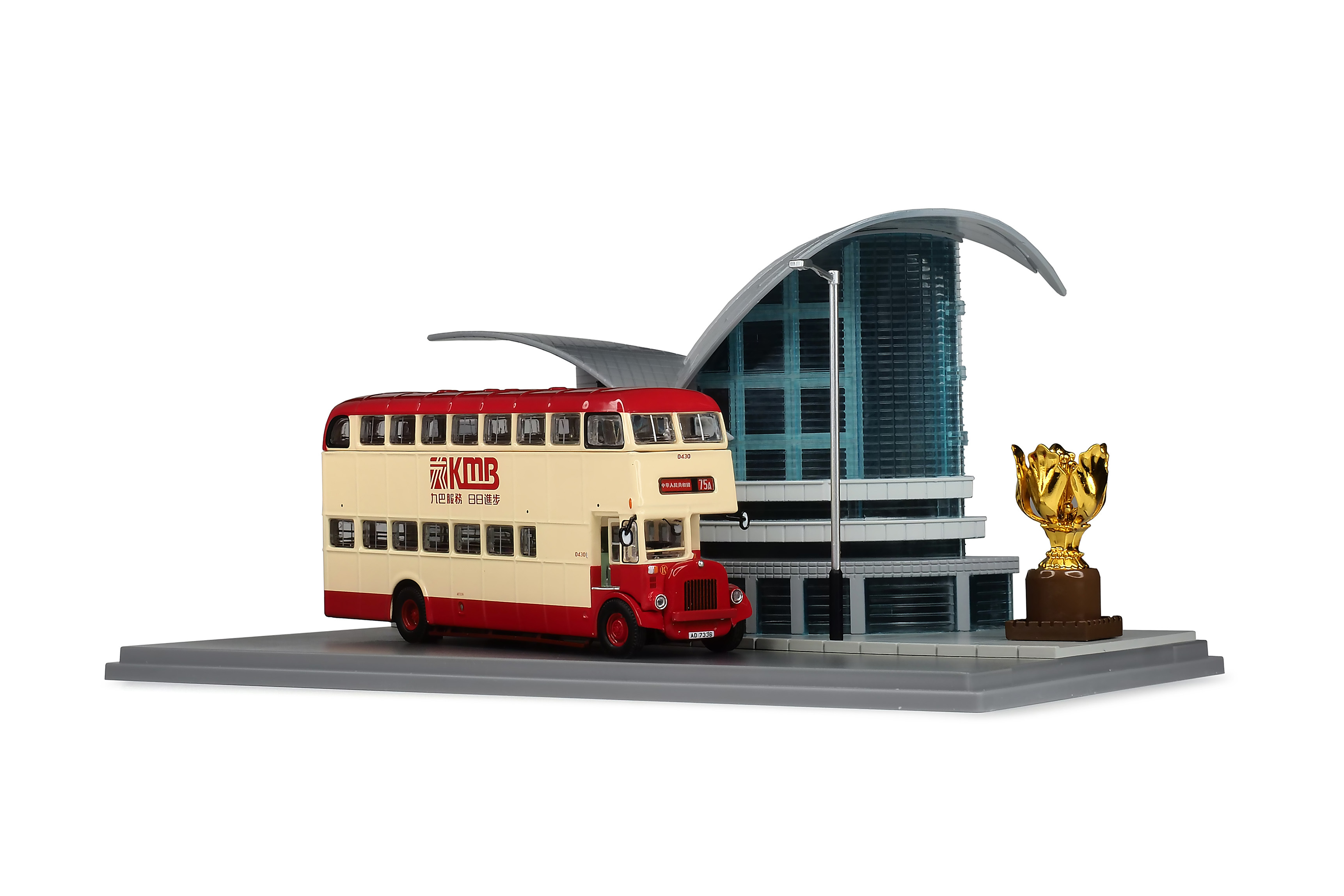 KMB2025075 1:76 九巴丹拿E CVG6LX-34 10.5米情景模型 (75A) (只限實體店)