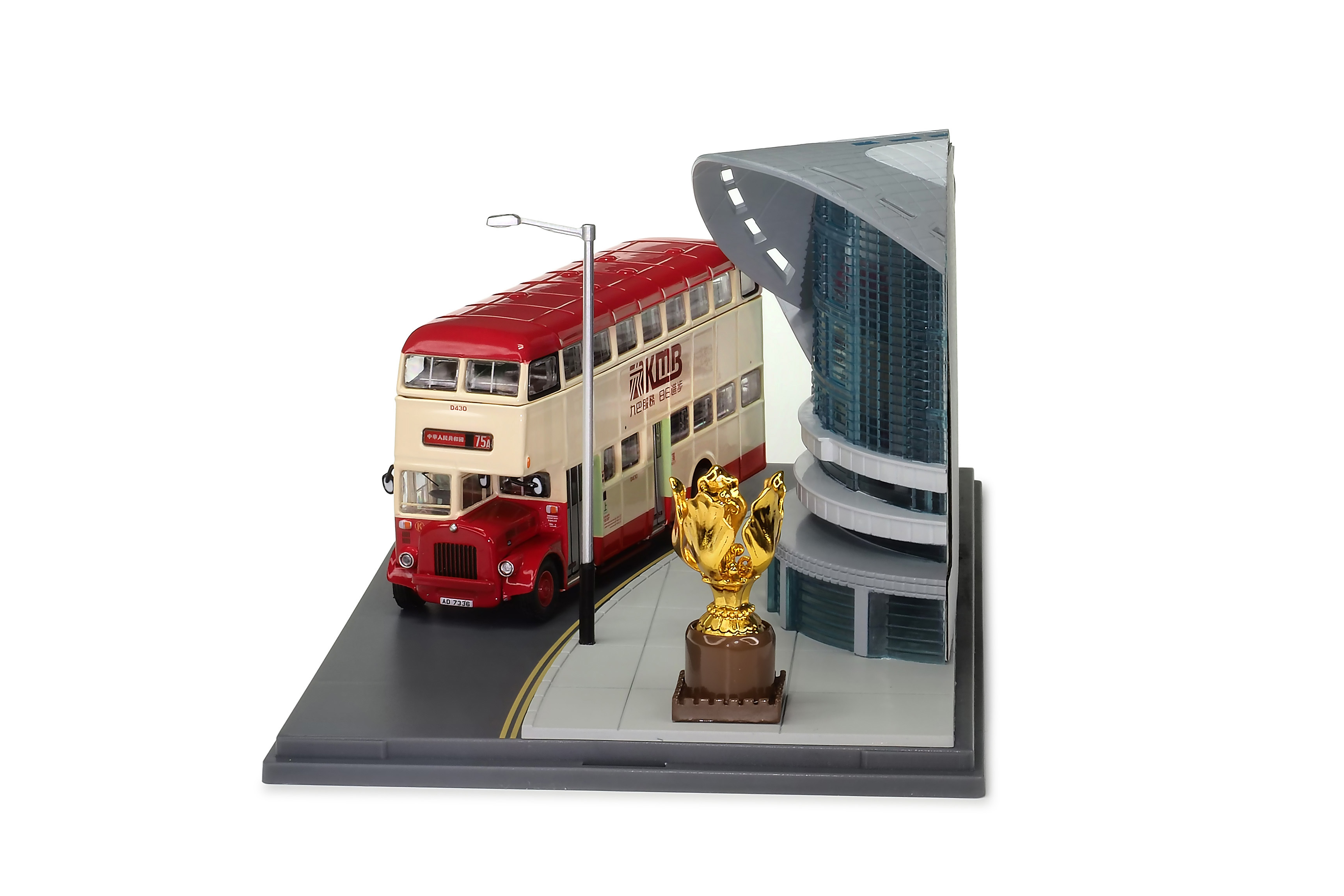 KMB2025075 1:76 九巴丹拿E CVG6LX-34 10.5米情景模型 (75A) (只限實體店)