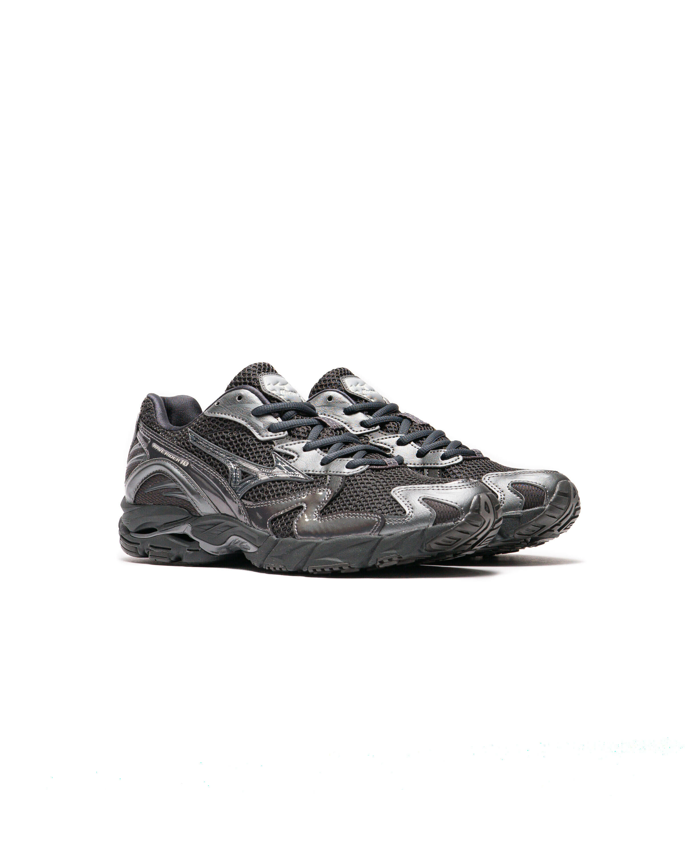 [預訂] MIZUNO Wave Rider 10 | Black Sand Silver