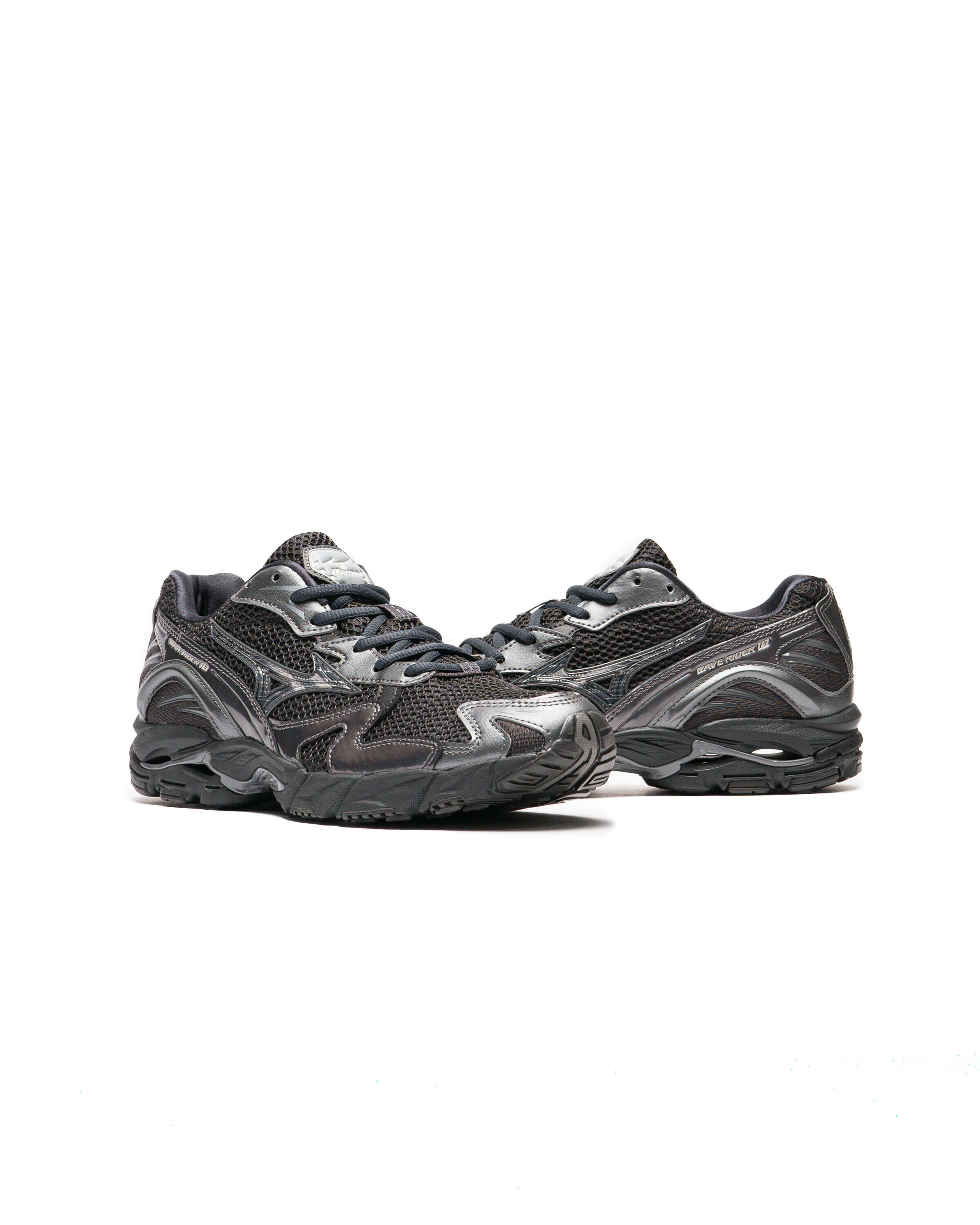 [預訂] MIZUNO Wave Rider 10 | Black Sand Silver