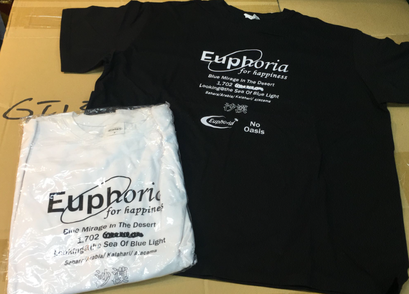 韓國Euphria T-Shirt，清貨價貨品，不設退換(AT10707)