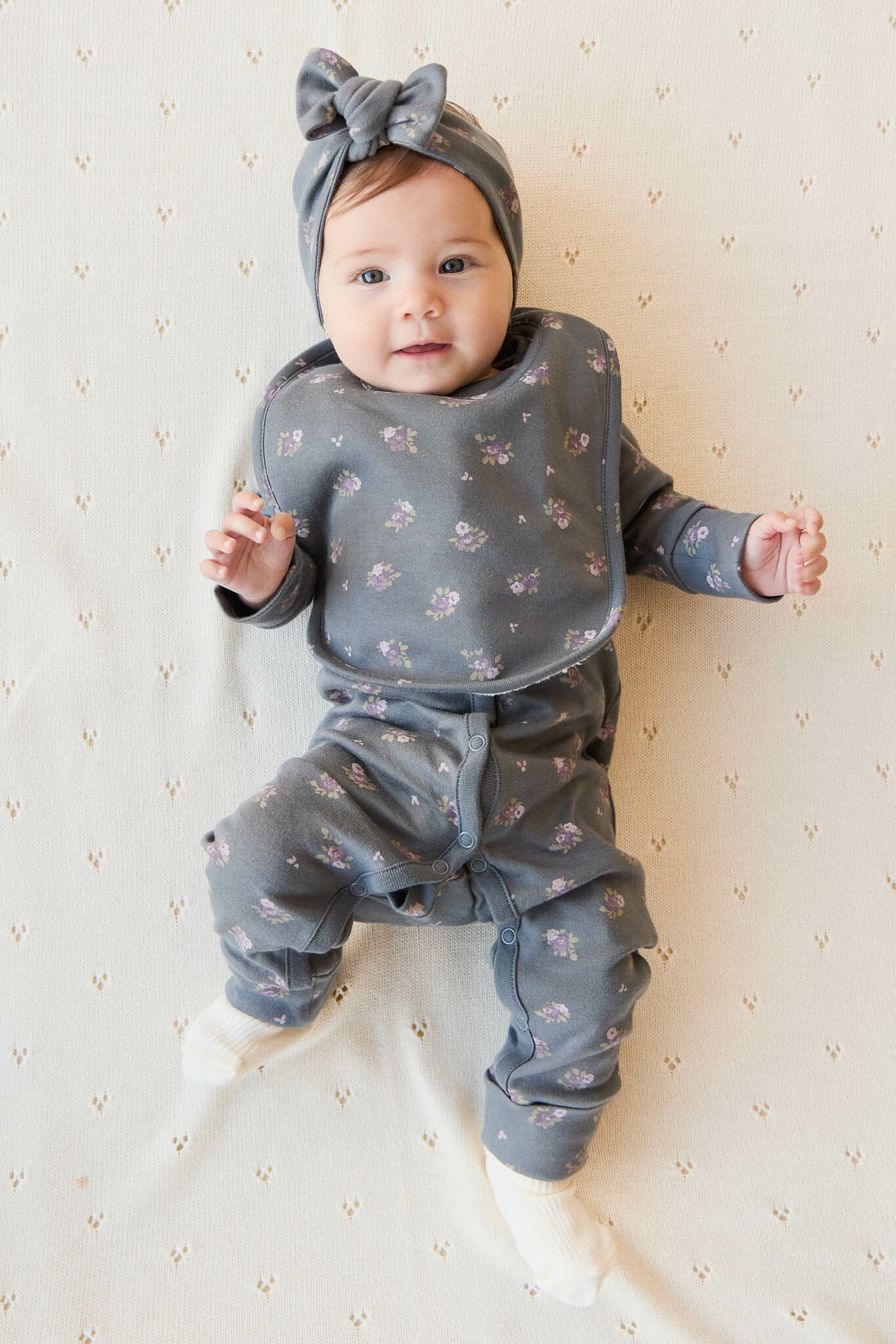 【預購】JAMIE KAY - Organic Cotton Bib ( Simone Lava）