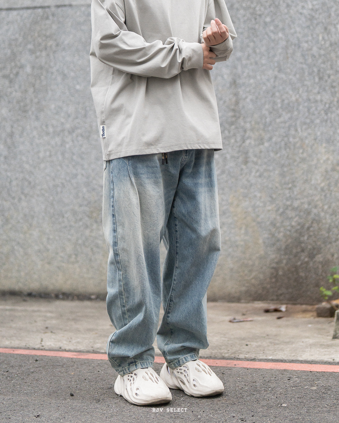 #現貨 Tailor collection 做舊車縫線 造型口袋長褲 PL621 三色