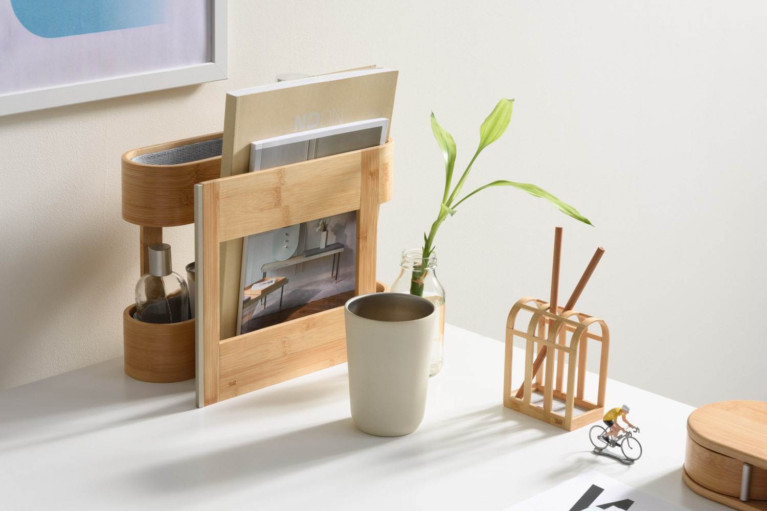 HOME OFFICE 療癒系辦公桌佈置