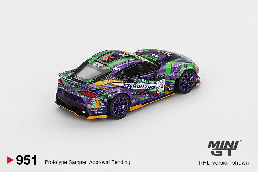 [預訂] Mini GT Toyota GR Supra KUHL 2021 D1GP EVANGELION RACING / D1 (吸塑包裝)