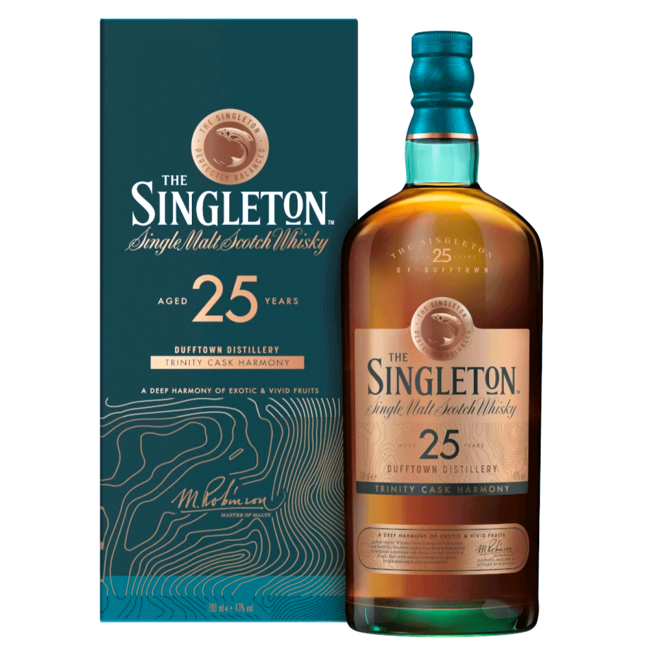 蘇格登 25年 單一麥芽威士忌 700mL (禮盒)