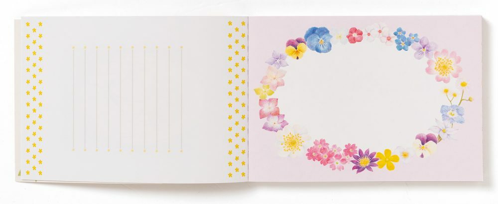PIE International ｜ 100枚信紙書 - 仙境花卉與動物