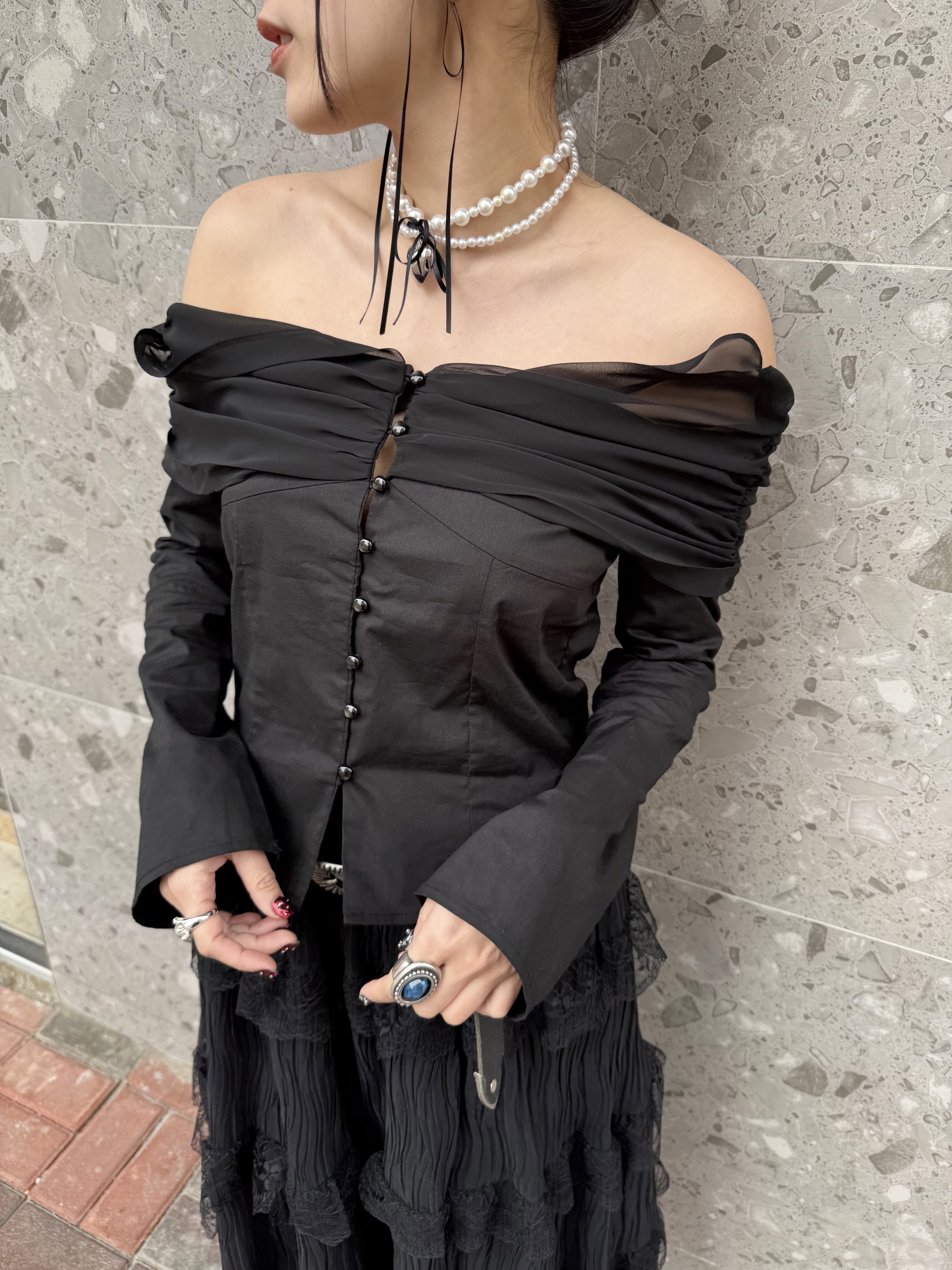 必買！仙氣紗紗平口TOP