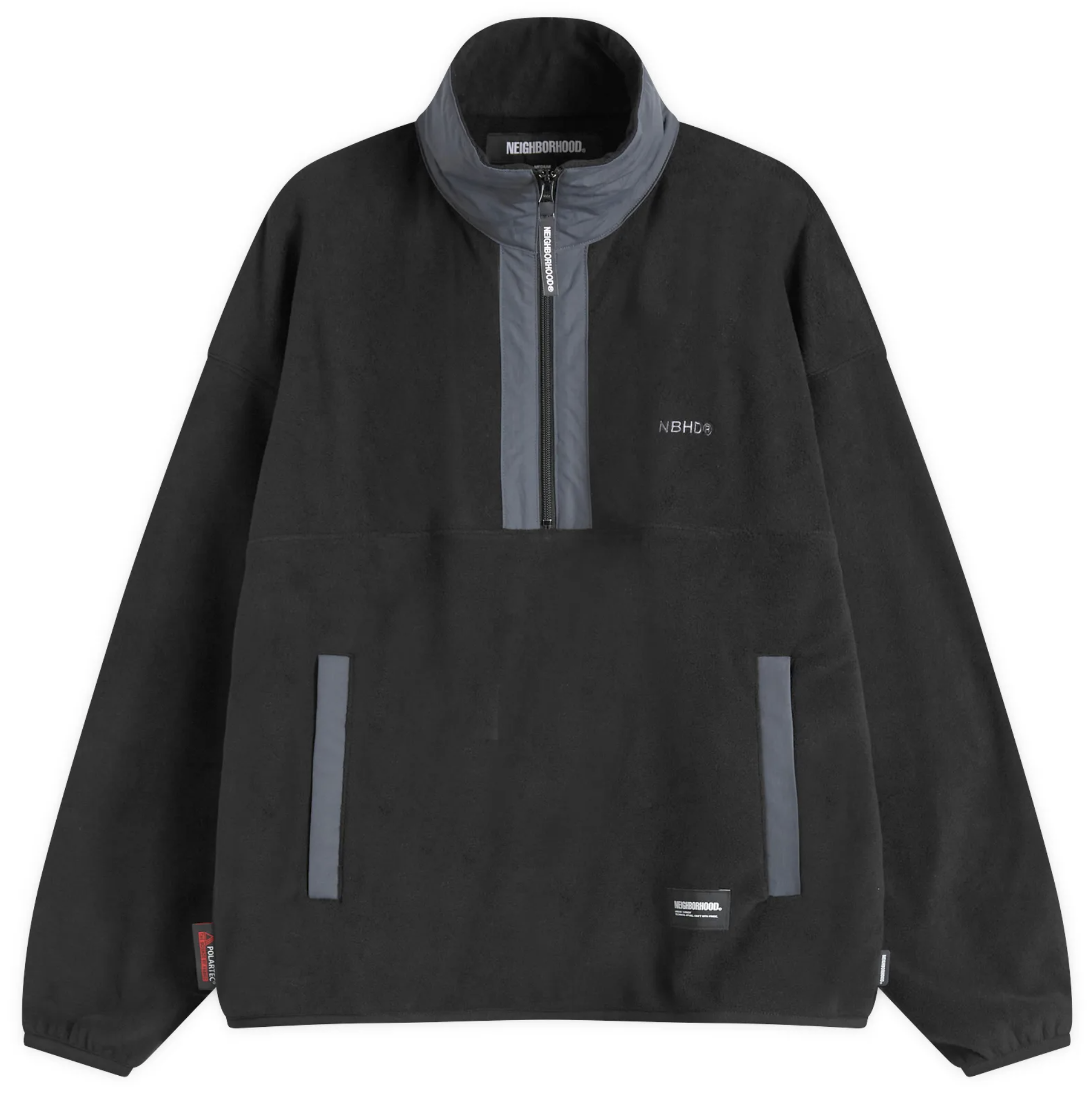 [現貨] NEIGHBORHOOD FW24 Polartec Fleece Half Zip Pullover | Black