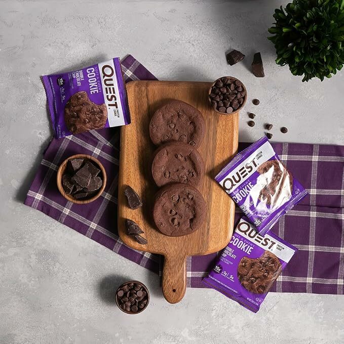 Quest Nutrition 蛋白質曲奇餅 雙重朱古力粒 1件 59g #軟曲奇 #無添加糖