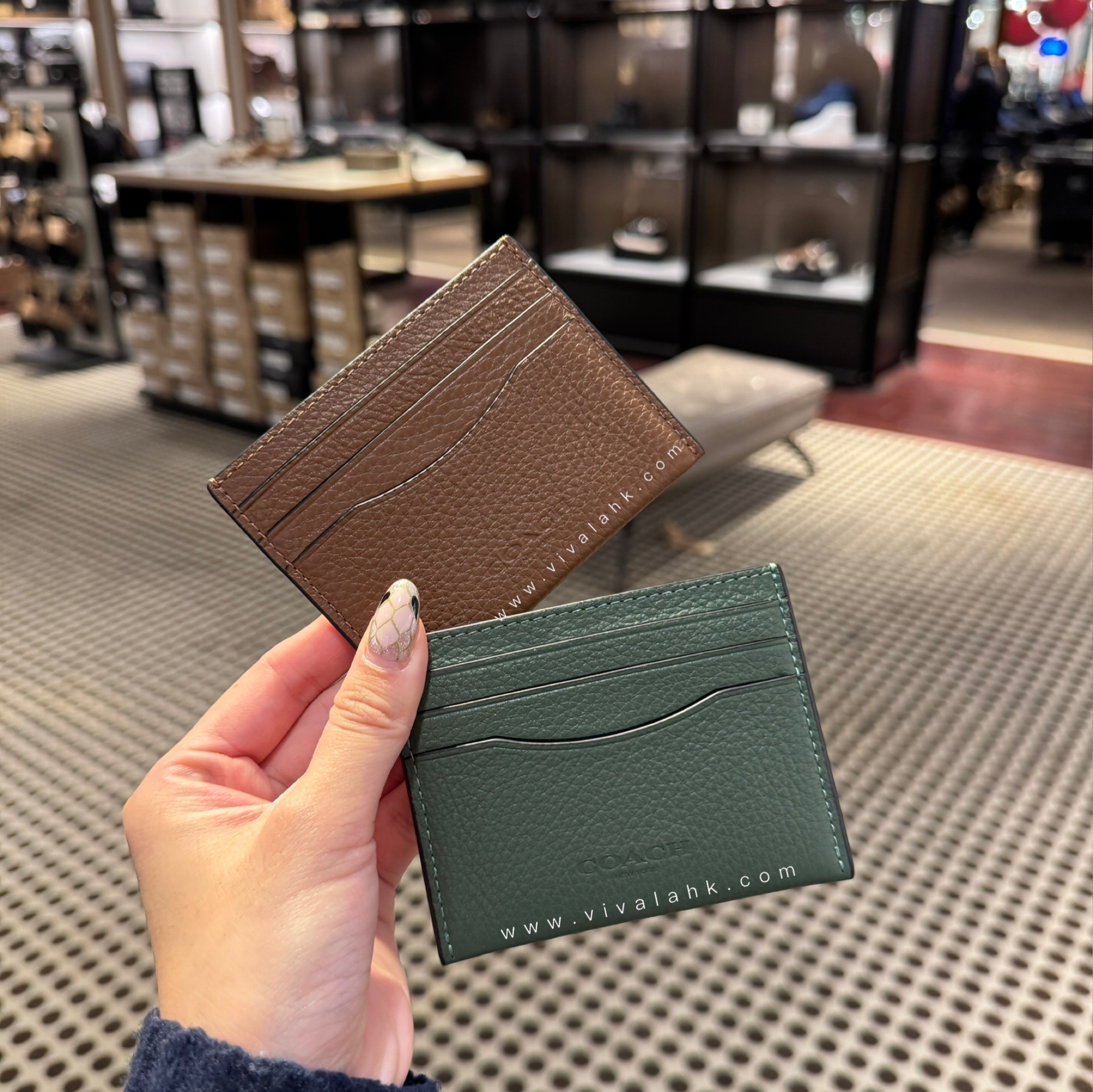 Coach - 證件薄卡套 (荔枝皮) (CP209)