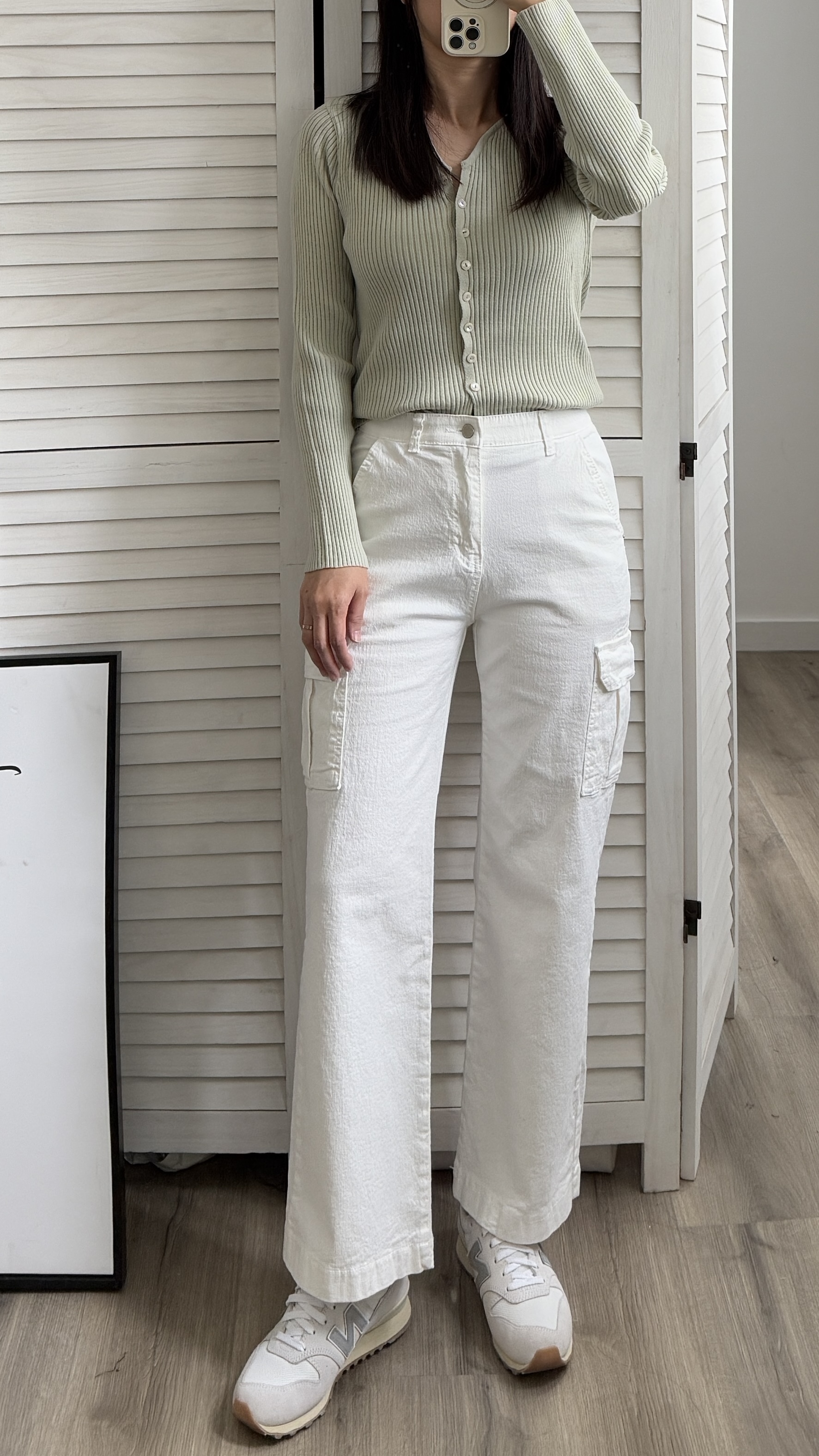 PS12 棉料工裝袋口長褲