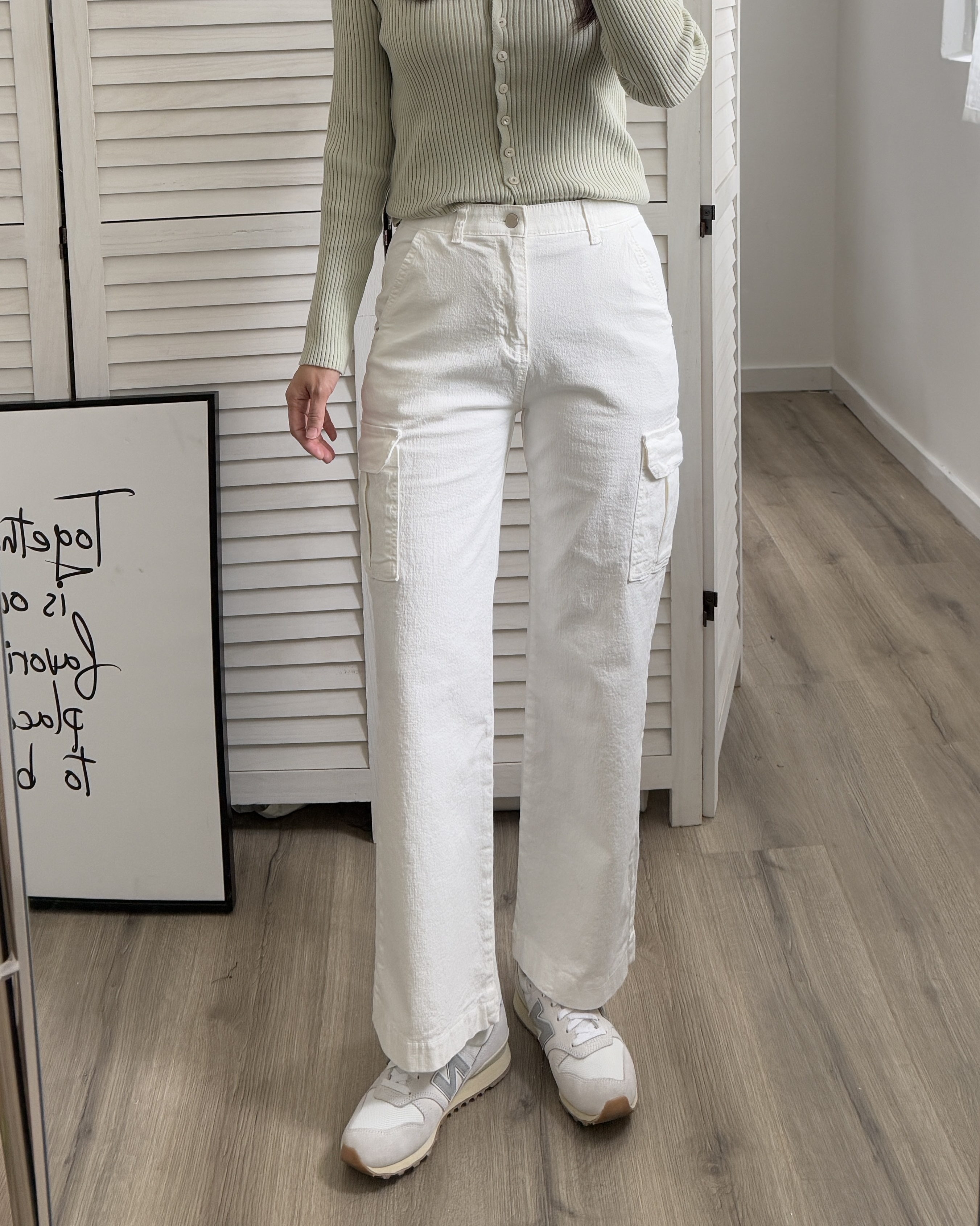 PS12 棉料工裝袋口長褲