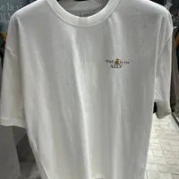 [S] ADLV BASIC LOGO PATCH T-SHIRT,CREAM, 24FWTP-SSLGBLS-CRM (SAV394)