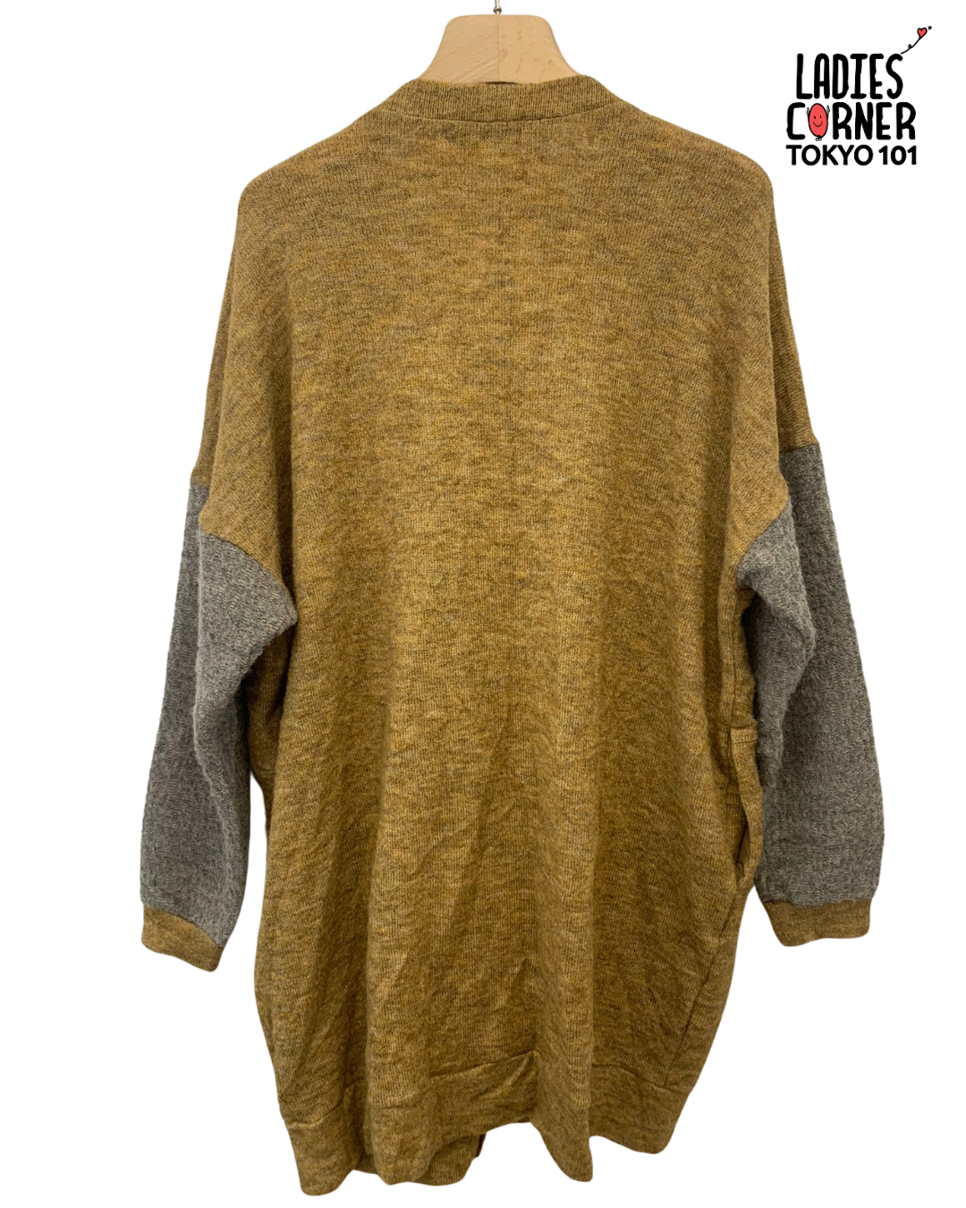 Ne-net triangle pattern knit Cardigan