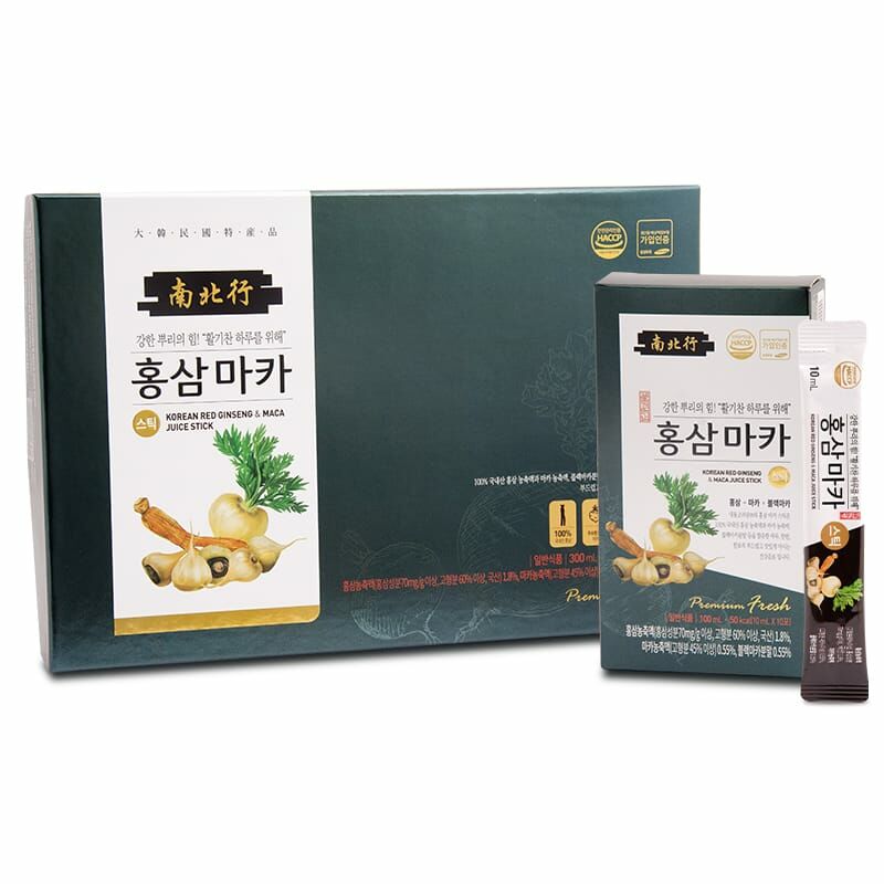 南北行馬卡紅參提取液1盒30條