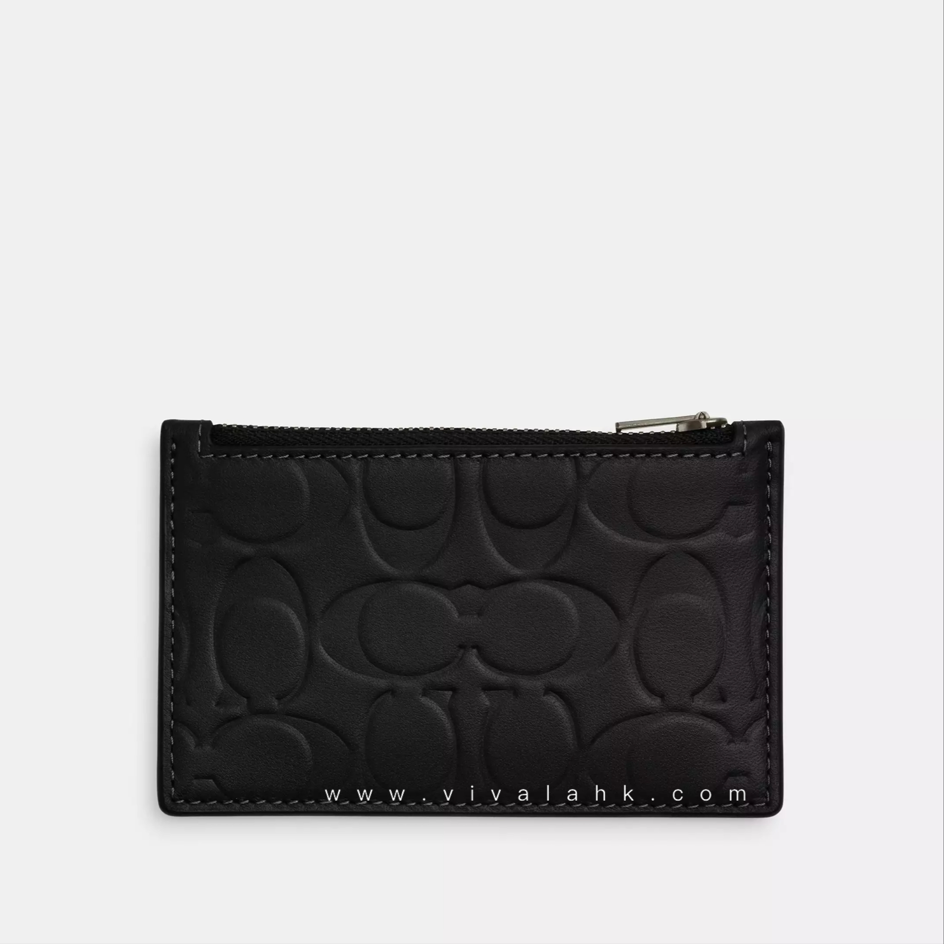 Coach - 男裝拉鍊卡包 (C字壓紋牛皮) (CY906)