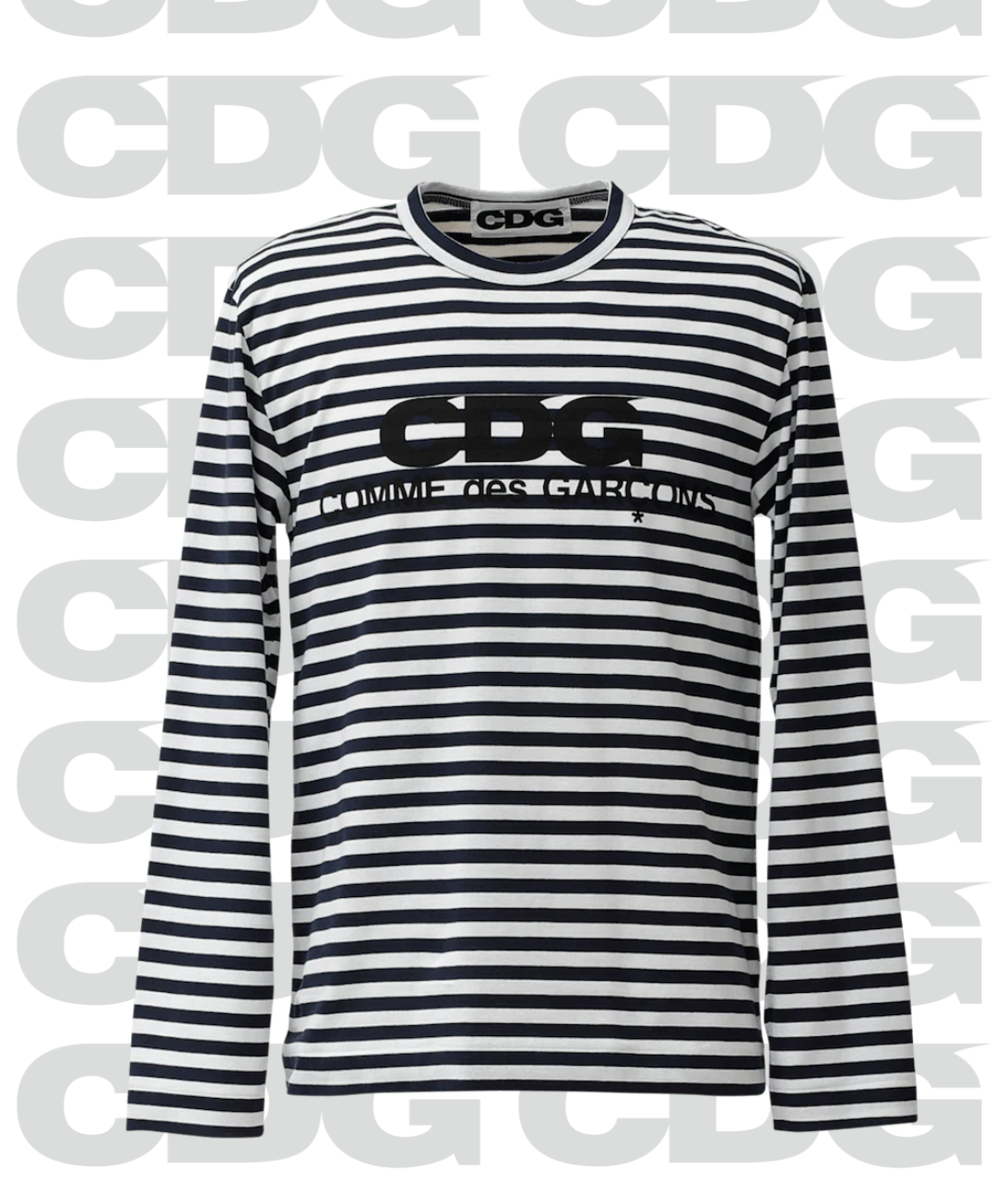【CDG】LONG SLEEVE T-SHIRT / STRIPE
