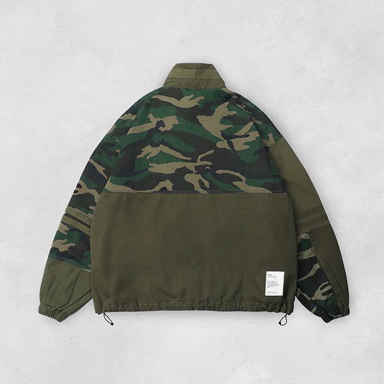 B-SIDE MILITARY PATCHWORK JACKET