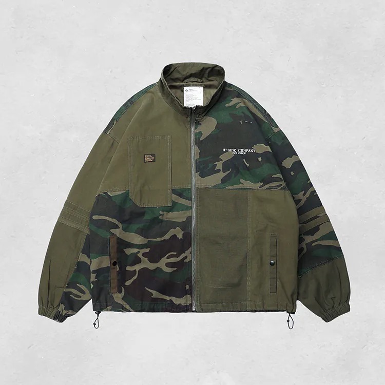 B-SIDE MILITARY PATCHWORK JACKET