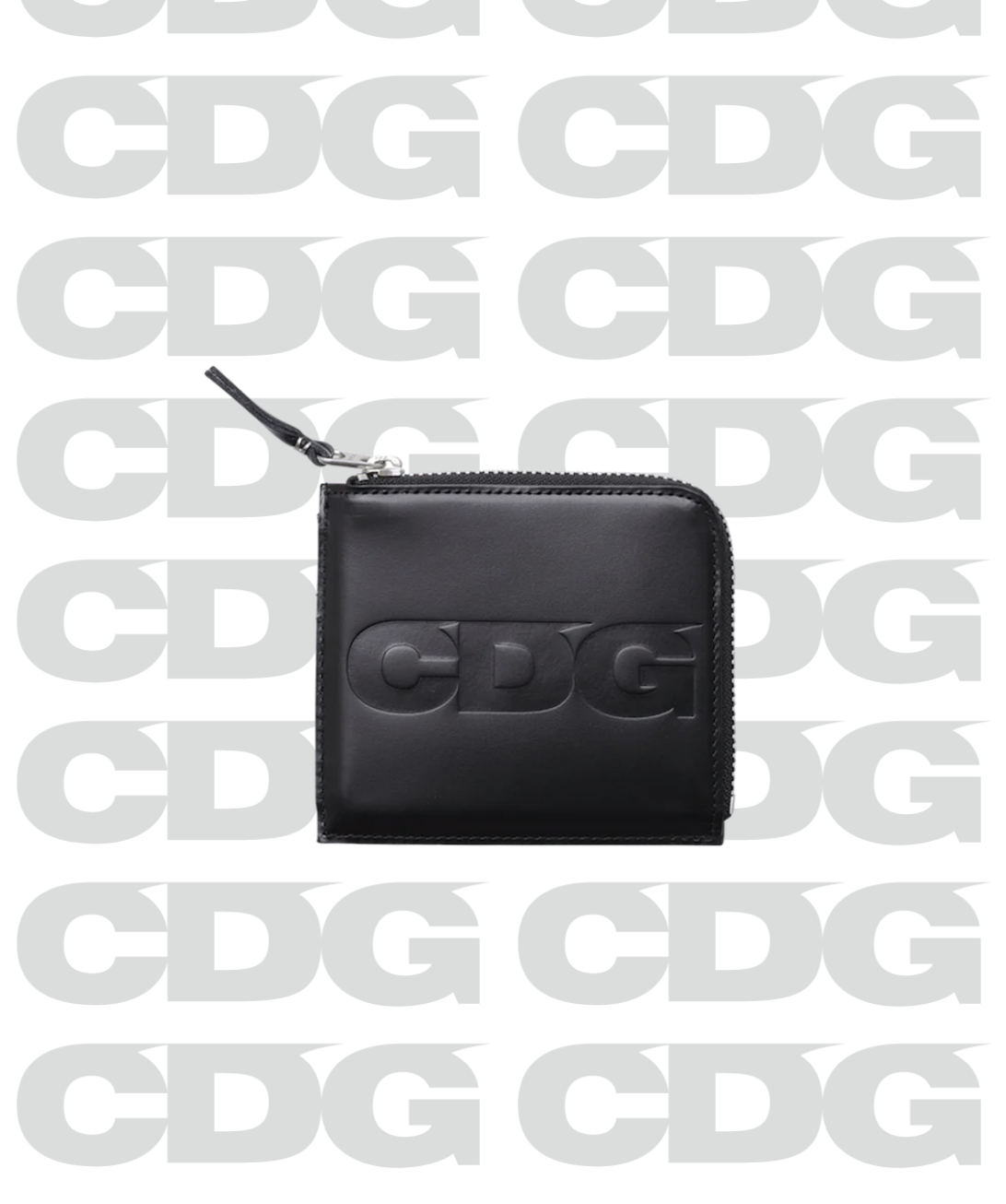 【CDG】EMBOSSED LOGO WALLET 拉鍊包
