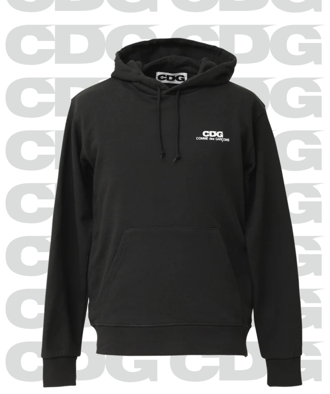 【CDG】HOODED SWEATSHIRT SMALL LOGO