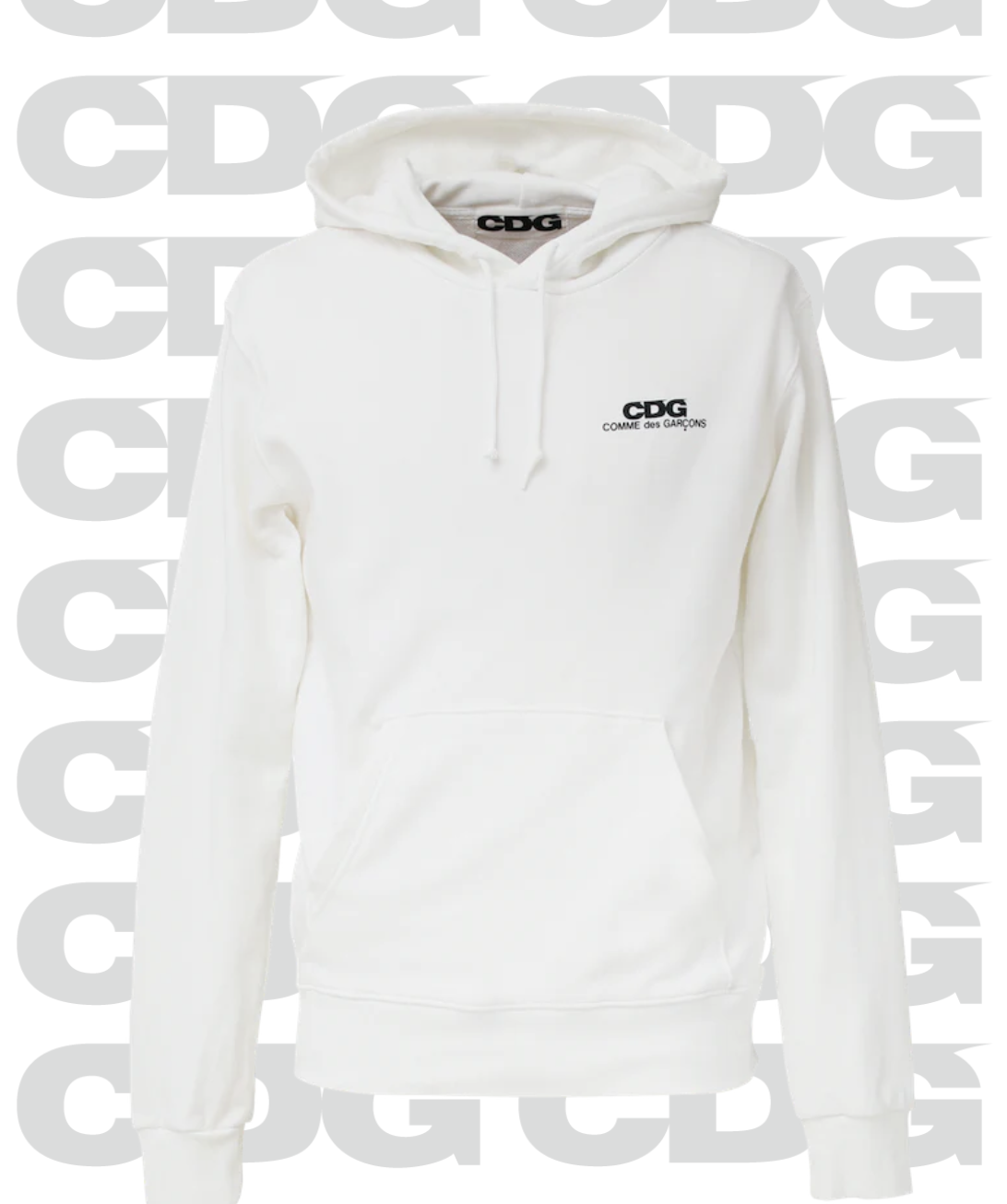 【CDG】HOODED SWEATSHIRT SMALL LOGO