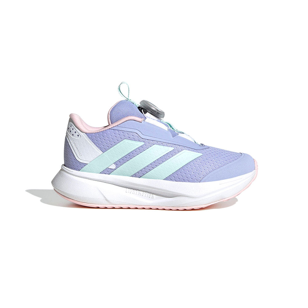 Adidas Duramo SL2 Boa 中童 童鞋 紫白色 運動 休閒 旋鈕鬆緊 小朋友 跑鞋 慢跑鞋 IH3606