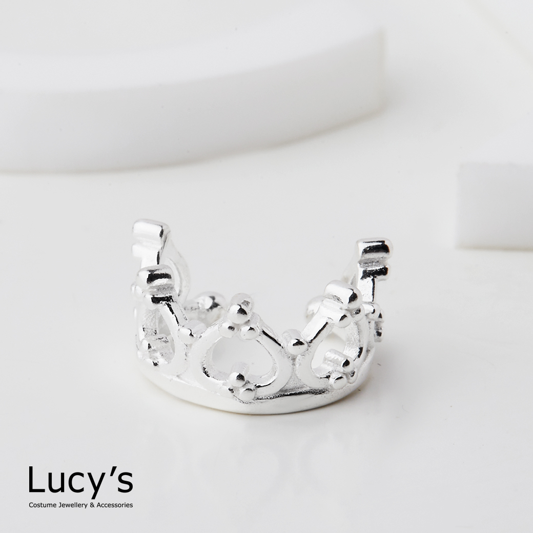 925純銀 皇冠 耳骨夾 (120402)