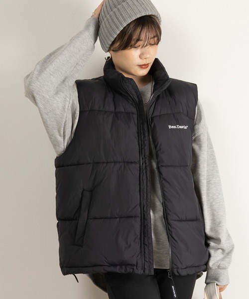 BEN DAVIS BD PUFFER VEST 鋪棉抽繩背心 3色 24780015