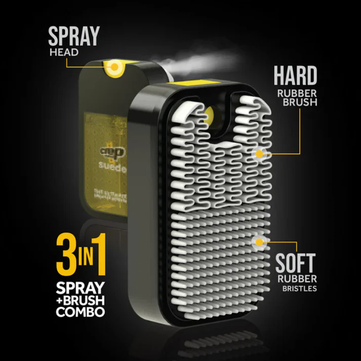 Crep Protect Suede Reviver丨麂皮磨砂革保養噴霧鞋刷