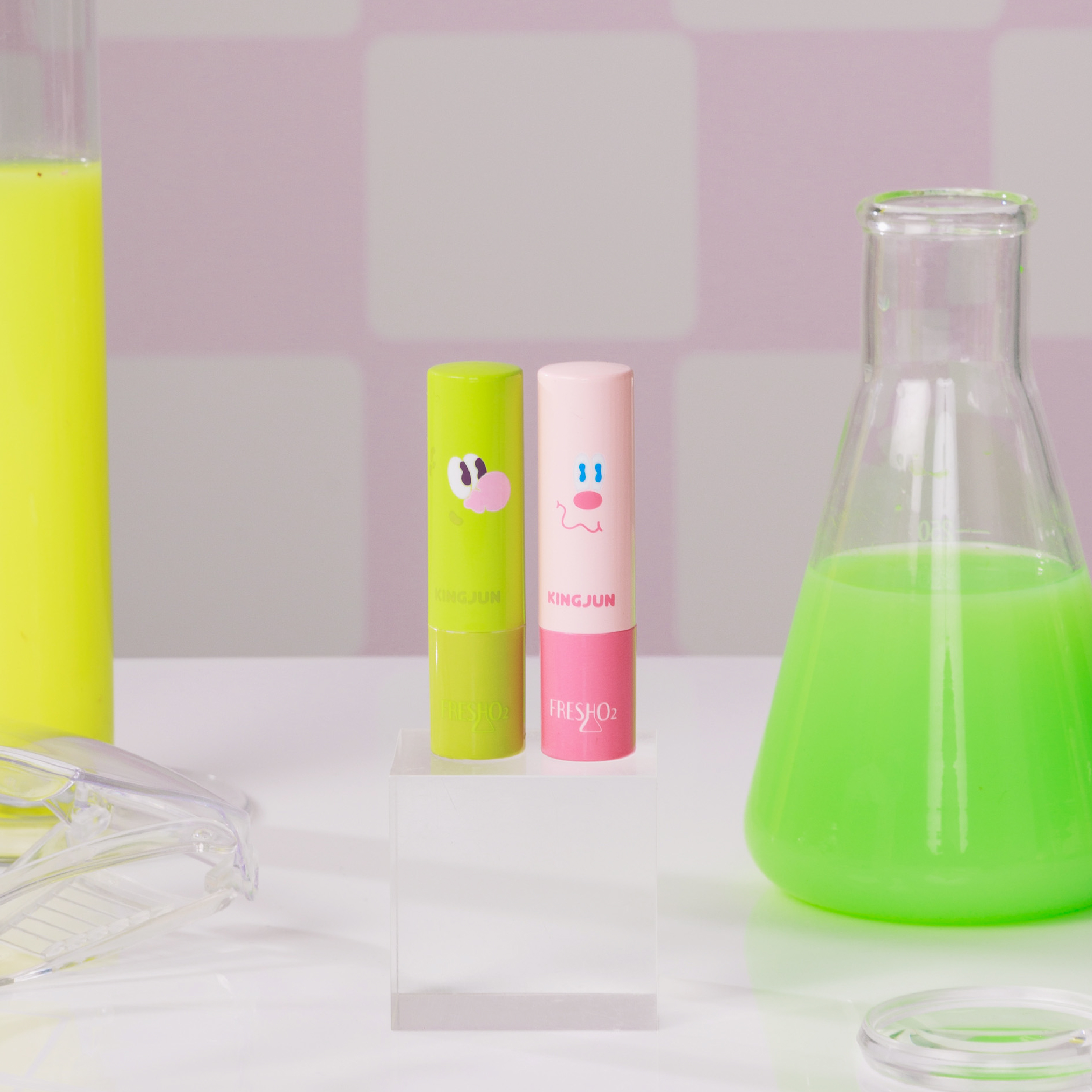 KINGJUN感應換色潤唇棒雙入組