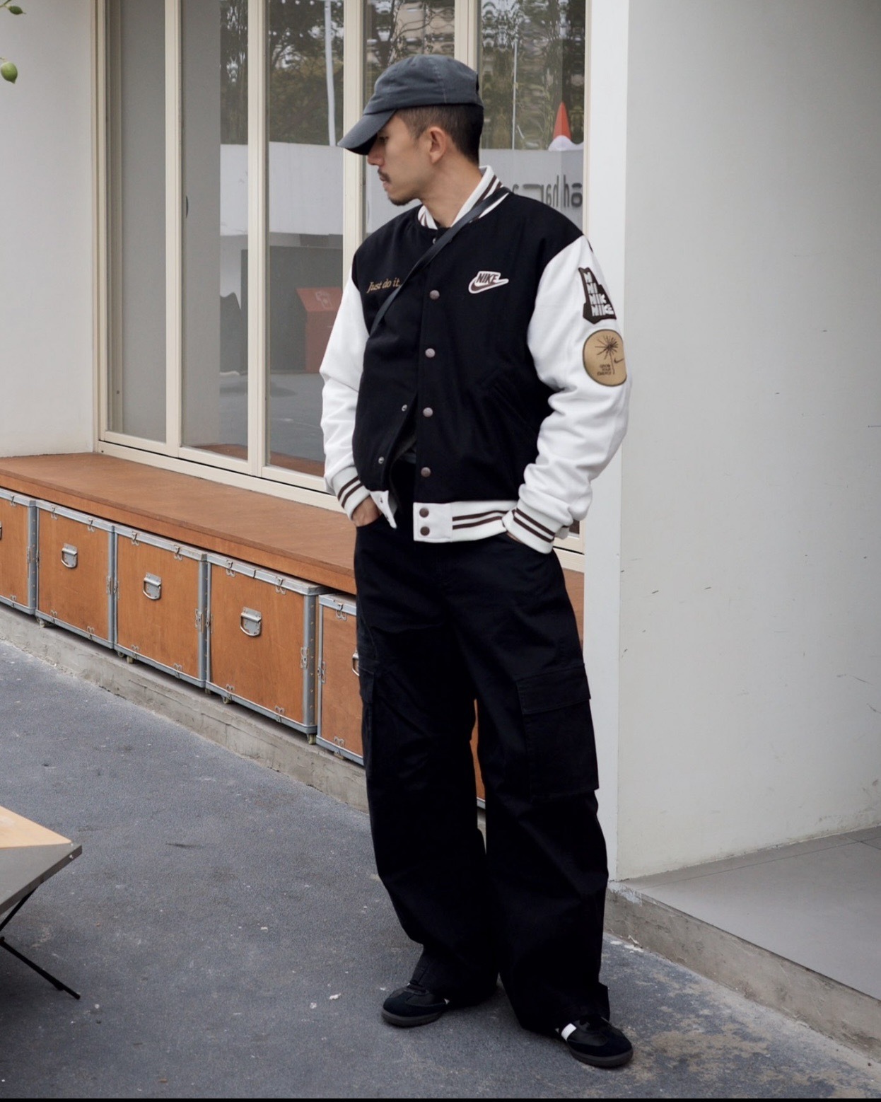 #現貨 NIKE 羊毛 混紡 刺繡 棒球外套 FV4026-010