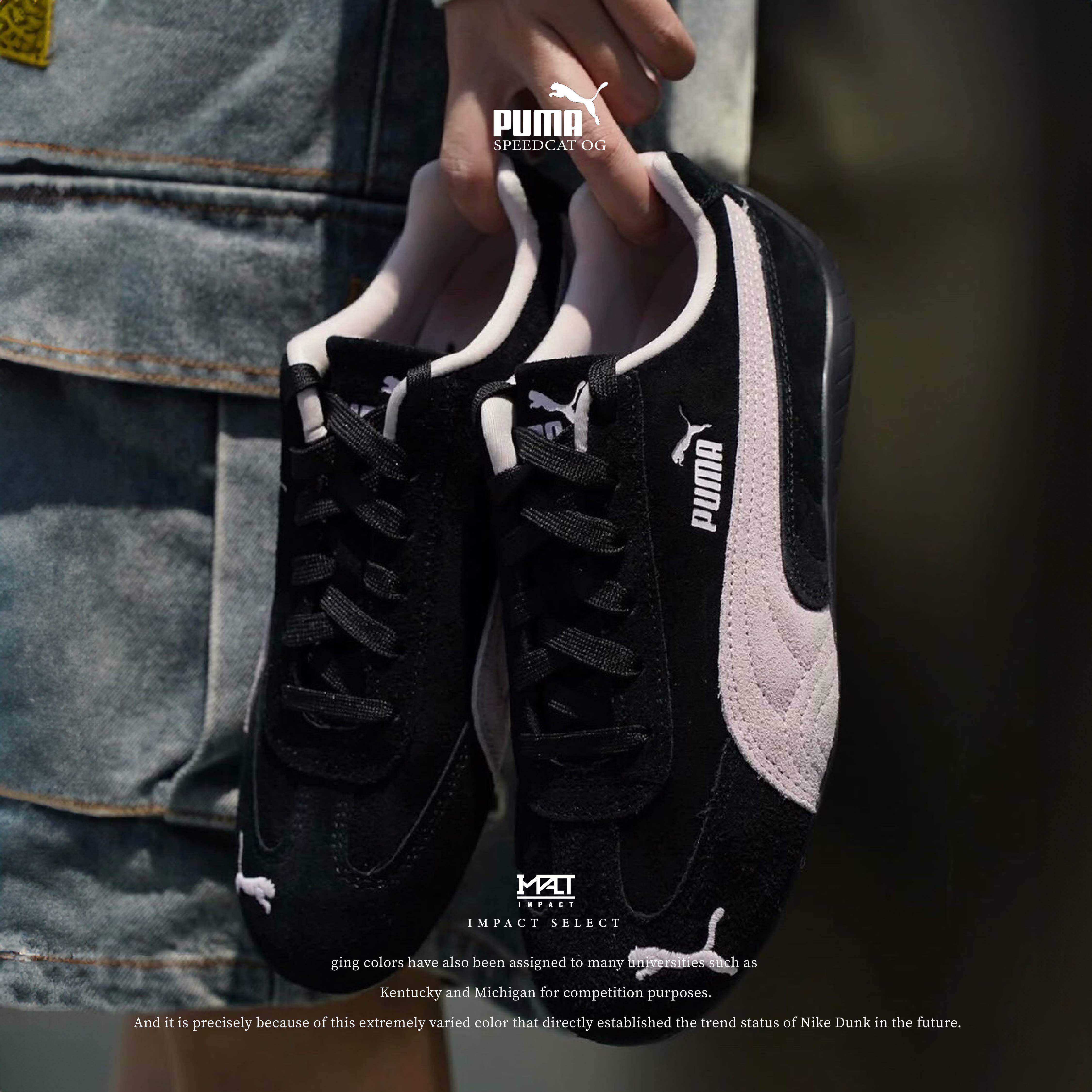 PUMA SPEEDCAT OG 賽車鞋 黑粉 粉白 398846-09/398846-04