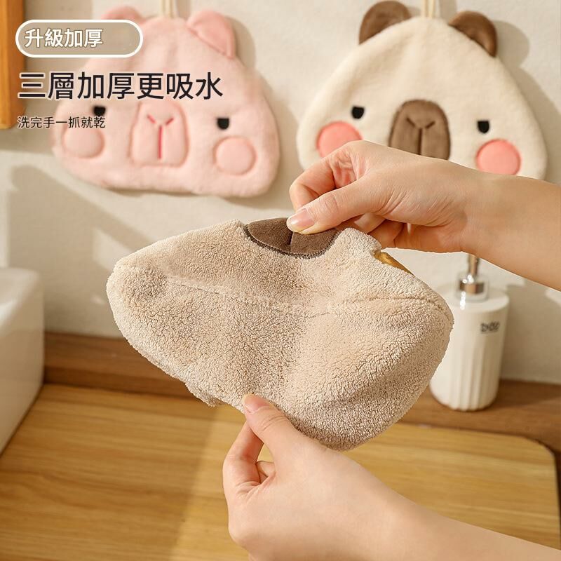 《5628》水豚速干珊瑚絨擦手巾