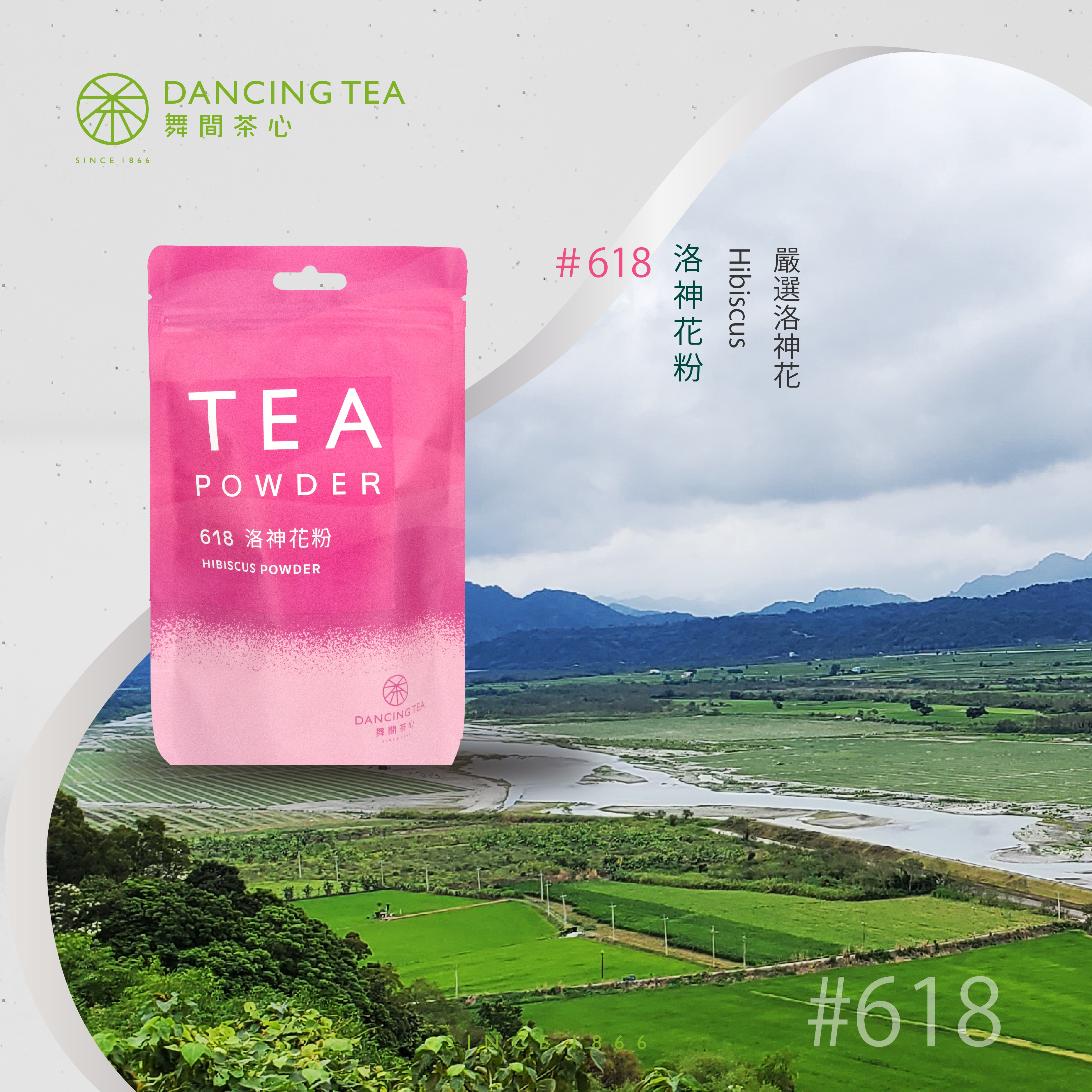 舞間茶心洛神花粉300g