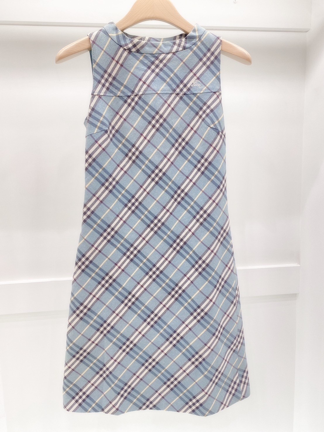 BURBERRY無袖短洋裝