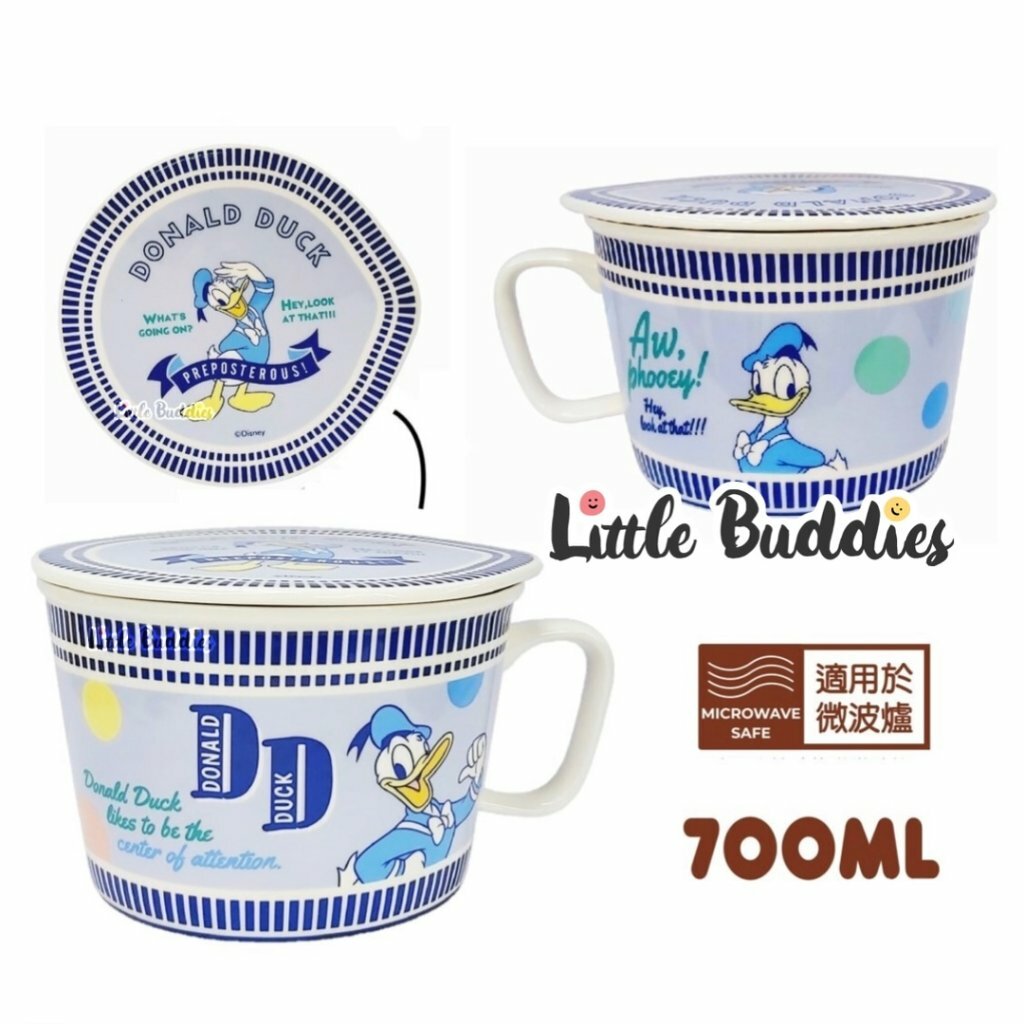SALE Disney 杯麵型陶瓷湯杯連蓋套裝 700ml