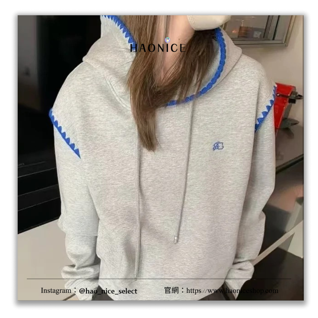 【HAO NICE 】韓國🇰🇷潮流ADER ERROR 秋冬新款 假兩件式設計 高級感🈵🈵  長袖  帽T