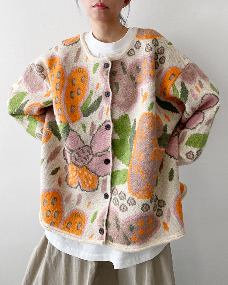 MFO-2659 亮橘羊毛外套