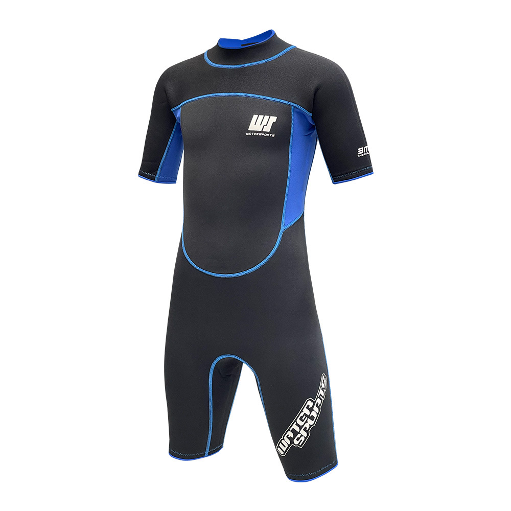 3mm 兒童 SCR 游泳連身保暖衣 - 藍