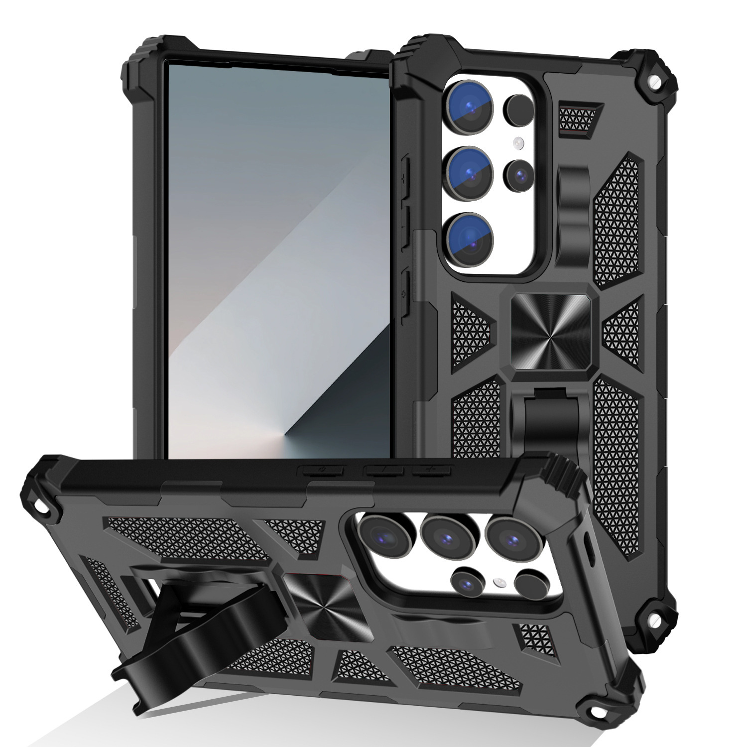 XPRO - Kick Stand Shield - Samsung S25 Ultra Case 高度防撞隱藏支架磁吸手機保護殼