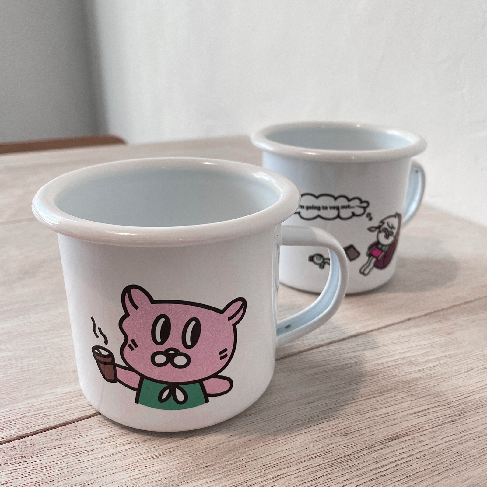 創意插畫 包邊露營杯 MIBO款