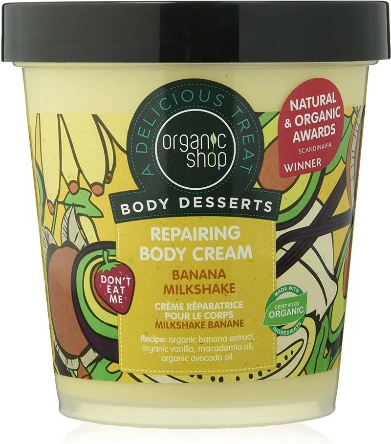 (2139)【現貨】Organic Shop Body Desserts香蕉奶昔修復身體乳450ml