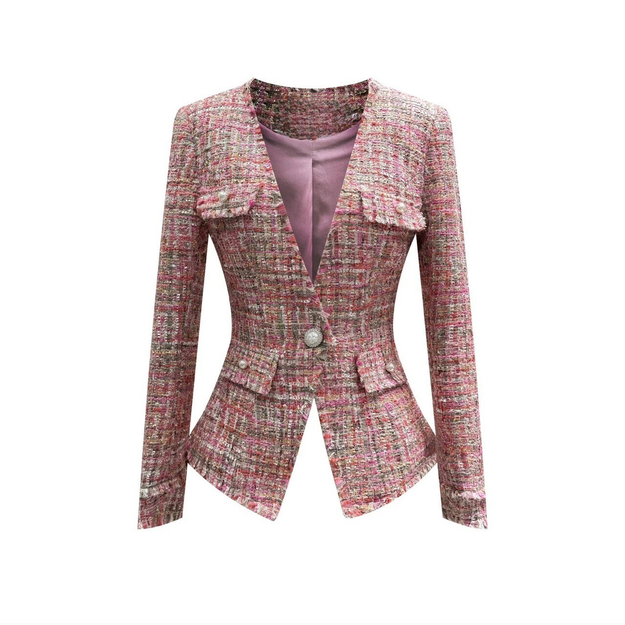 設計師家風單釦收腰外套