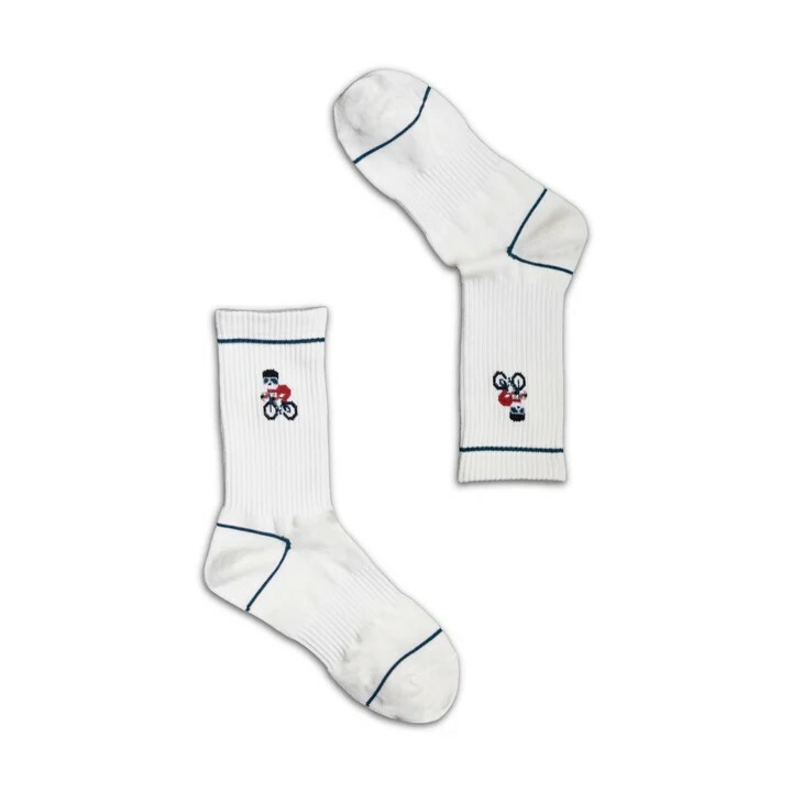 PLAYFUL SOCKS cycling panda socks large (eu41-46)